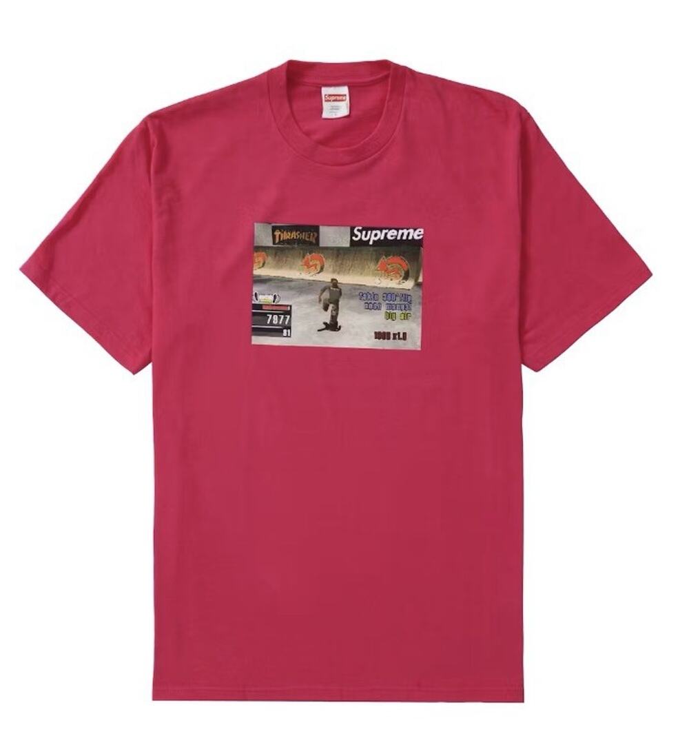 Supreme x Thrasher Skate Game Tee Size M Mens Blue
